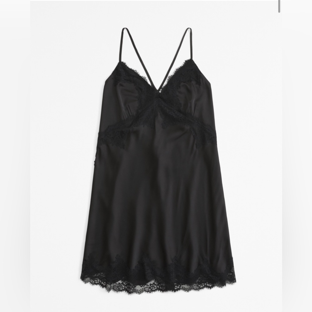 Abercrombie lace & satin nightie dress - Picture 4 of 4